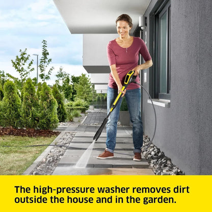 K4 Power Control Flex Pressure Washer – 130 Bar, 420 L/h Flow Rate, Home Cleaning Unit