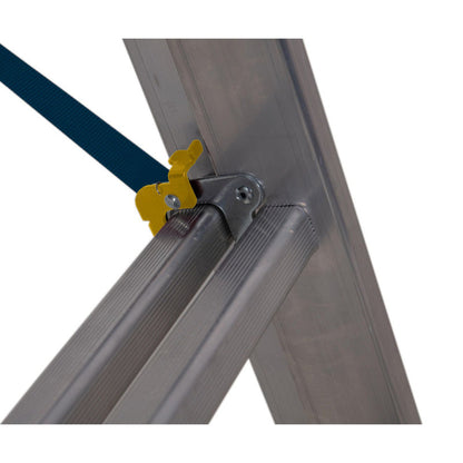 Werner Professional 3 Section Aluminium Extension Ladder - 2.45m
