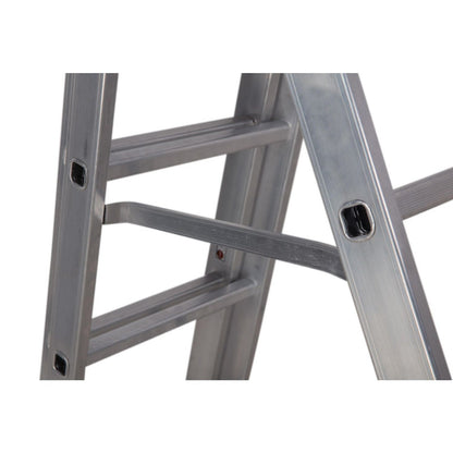 Werner Professional 3 Section Aluminium Extension Ladder - 2.45m