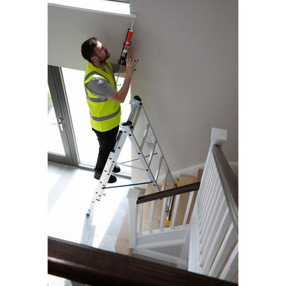 Werner Professional 3 Section Aluminium Extension Ladder - 2.45m