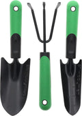 Heavy Duty Garden Hand Tools Set – Trowel & Cultivator Fork with Ergonomic Grip