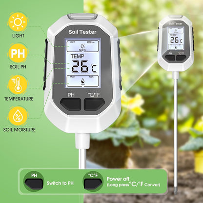 Digital Soil Tester 4-in-1
