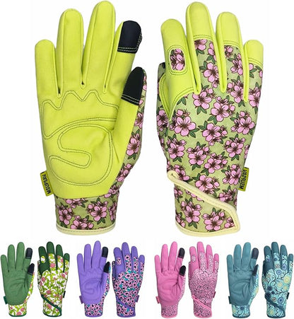 Floral Garden Work Gloves