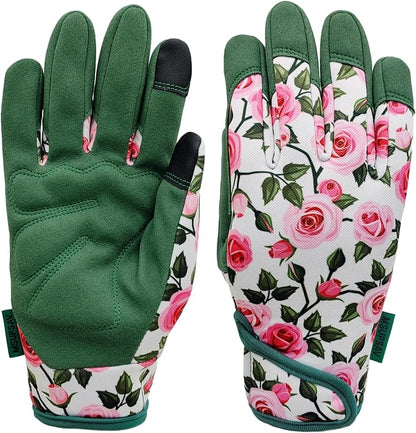 Floral Garden Work Gloves