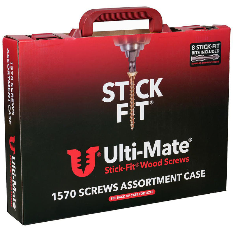 Ulti-Mate II Stick-Fit Zinc & Yellow Plated Screw Metal Case