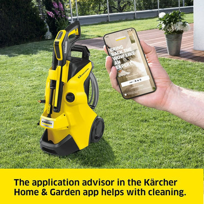 K4 Power Control Flex Pressure Washer – 130 Bar, 420 L/h Flow Rate, Home Cleaning Unit