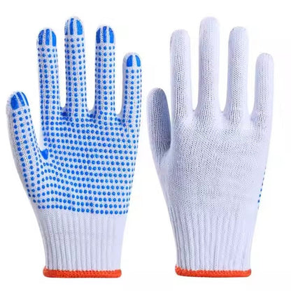 Heavy Duty Anti-Slip Work Gloves – PVC Grip Safety Gardening & Construction Gloves