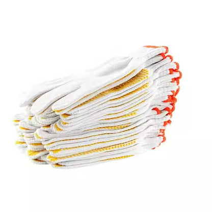 Heavy Duty Anti-Slip Work Gloves – PVC Grip Safety Gardening & Construction Gloves