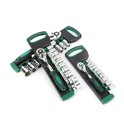 Professional Ratchet Socket Set – Heavy Duty Chrome Vanadium Wrench Kit